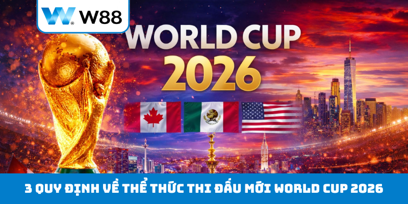 3 quy định về thể thức thi đấu mới World Cup 2026