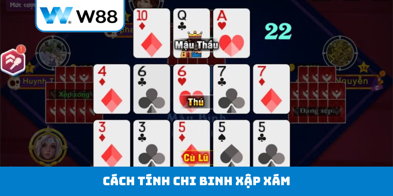 Cách tính chi binh xập xám